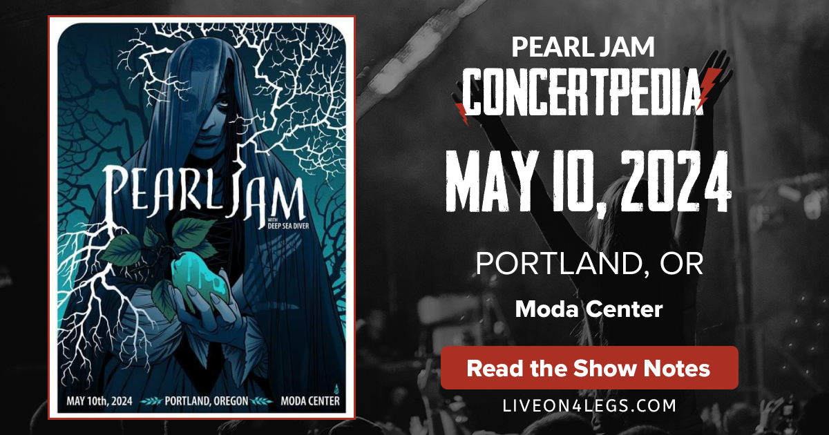 Pearl Jam Concert: May 10, 2024 - Moda Center, Portland, OR, USA - LO4L ...